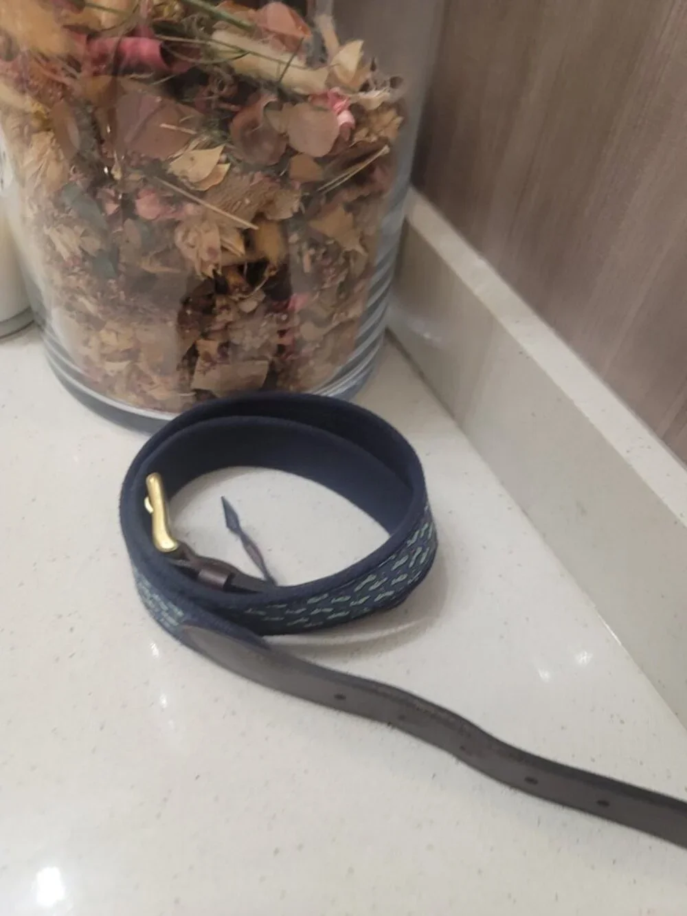 Vineyard Vines Whale Belt Mens 34 Navy Blue / GreenEhale Print USA